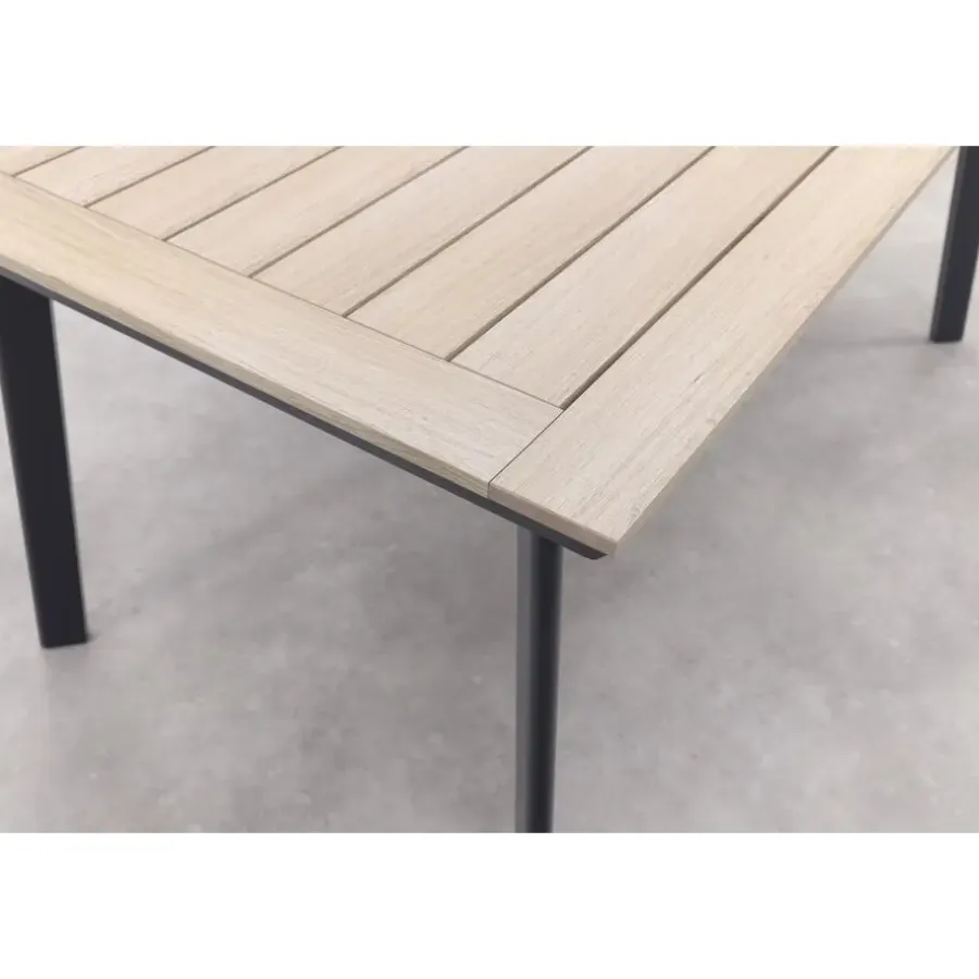 Tuintafels-Garden Impressions Penedo tuintafel 160x90 cm - light teak vironwood