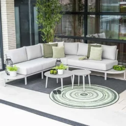 Loungesets-Garden Impressions Queenstown loungeset 3-delig - taupe