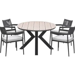 Tuinsets-Garden Impressions Tineo - Tulli tuinset 5-delig 180x115 cm