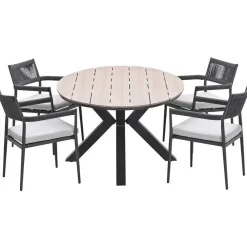 Tuinsets-Garden Impressions Tineo - Tulli tuinset 5-delig 180x115 cm