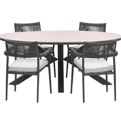 Tuinsets-Garden Impressions Tineo - Tulli tuinset 5-delig 180x115 cm