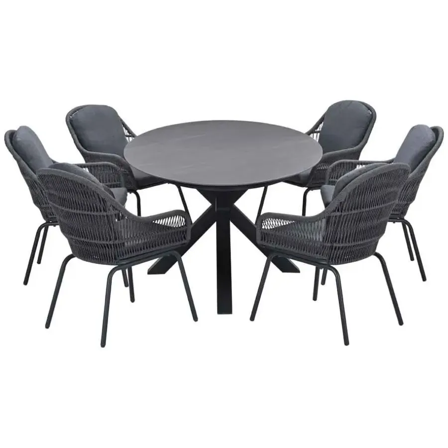 Garden Impressions Yima - Scot tuinset 7-delig Napoli grey