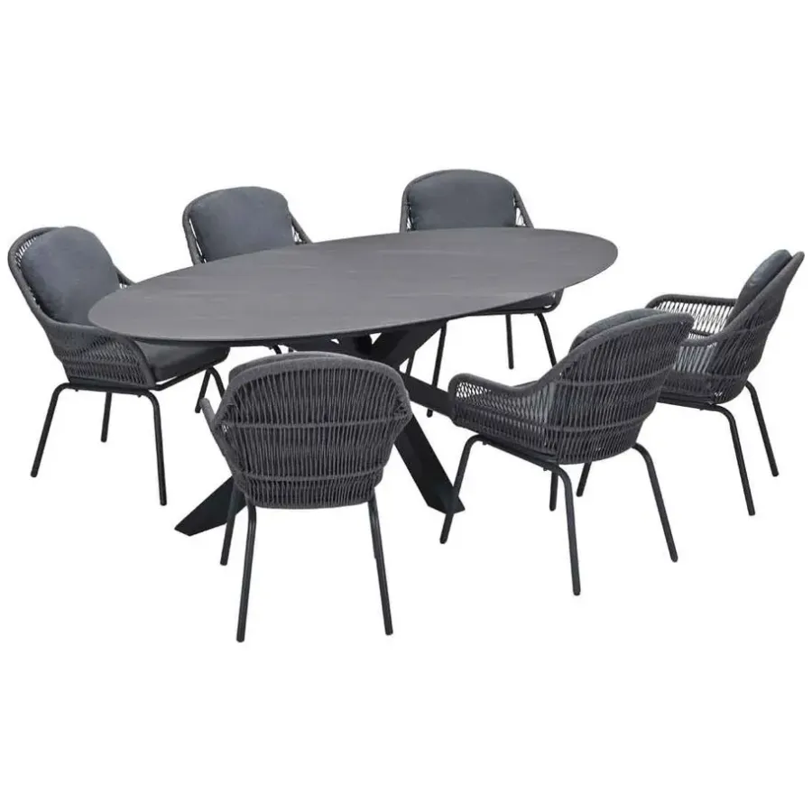 Garden Impressions Yima - Scot tuinset 7-delig Napoli grey
