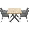 Tuinsets-Garden Impressions Yima tuinset 7-delig - Zadar tafel 180x100 cm
