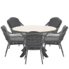Garden Impressions Yima tuinset 6-delig licht grijs - Tulli tafel