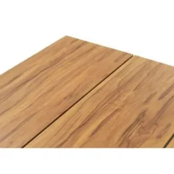 Tuintafels-Garden Impressions Zadar tuintafel 180x100 donker grijs - X-frame