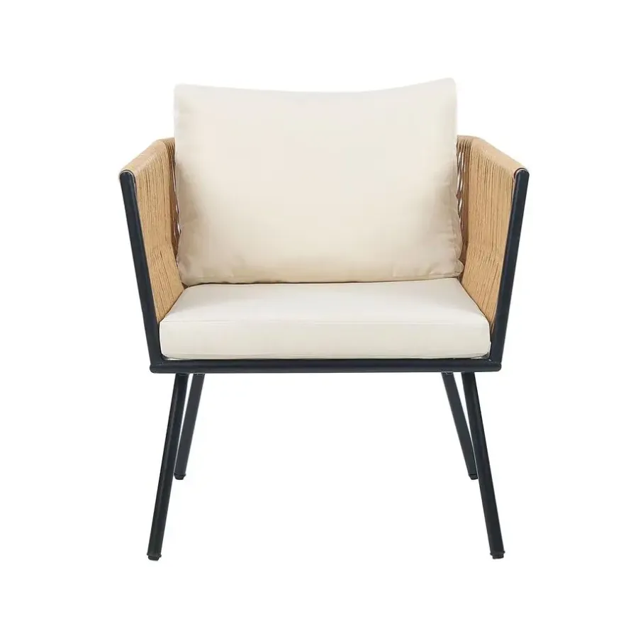 Beliani GARGANO - Tuinset - Beige - PE rotan