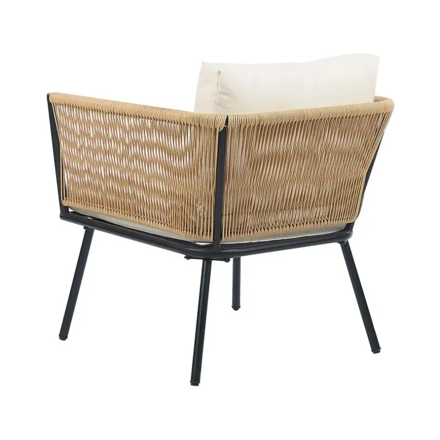 Beliani GARGANO - Tuinset - Beige - PE rotan