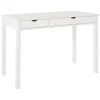 Bureaus-Loft24 Gava - Bureau met 2 laden in grenen wit