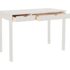 Bureaus-Loft24 Gava - Klein bureau met 2 wit grenen deuren