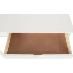 Bureaus-Loft24 Gava - Klein bureau met 2 wit grenen deuren
