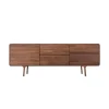 Leen Bakker Gazzda Fawn Sideboard Houten Dressoir Walnut - 180 x 45 cm