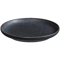 Borden-Leen Bakker Gebaksbord Liz - zwart - stoneware - Ø16,2 cm