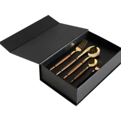 Besteksets-Leen Bakker GEMELLI - Bestekset 30-delig - Goud - RVS