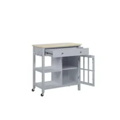 Beliani GENOA - Keukentrolley - Grijs - MDF