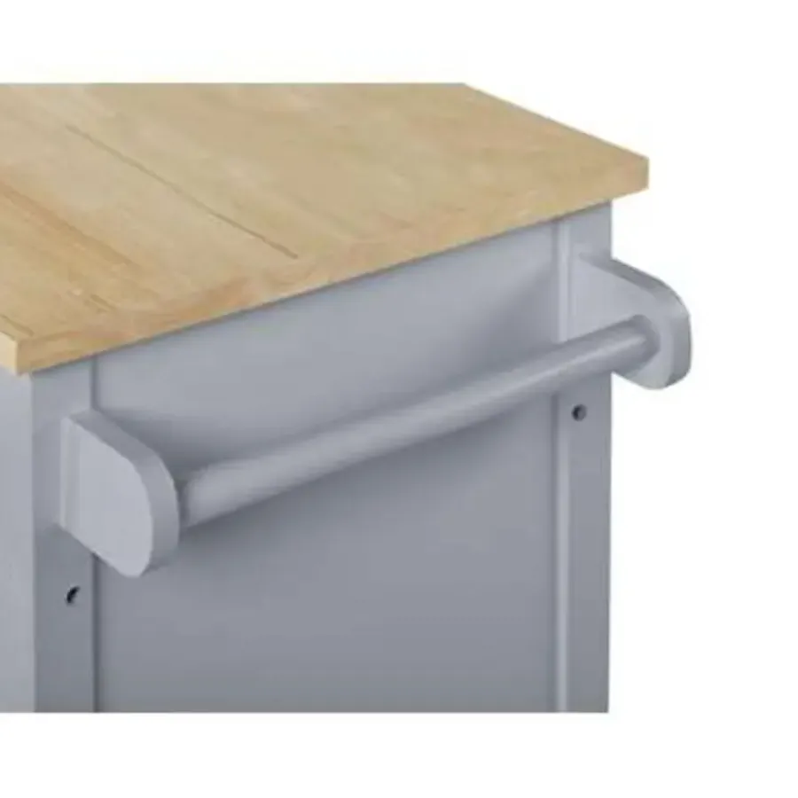 Beliani GENOA - Keukentrolley - Grijs - MDF