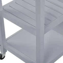 Beliani GENOA - Keukentrolley - Grijs - MDF