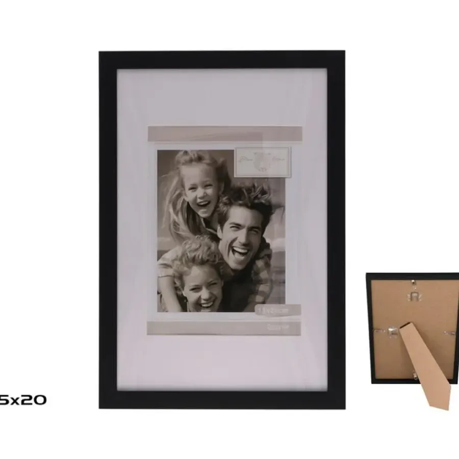 Fotolijsten-Gerimport Fotolijstje Paris - 20 x 30 cm - zwart - passe partout