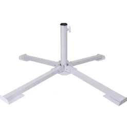 Parasolvoeten-Gerimport parasolvoet/kruisvoet - inklapbaar - voor 40 cm stenen