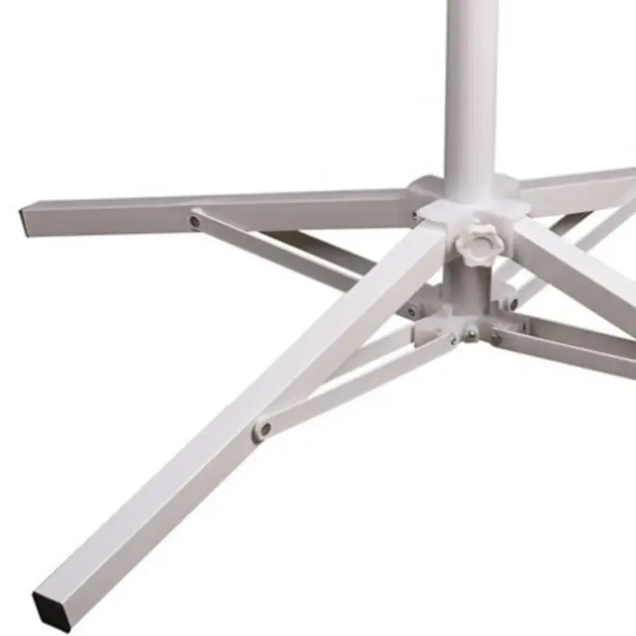 Parasolvoeten-Gerimport parasolvoet/kruisvoet - metaal - 85 x 56 cm - 25/32 mm