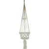 Gerimport plantenpot - macrame touw - Ibiza stijl - plantenhanger