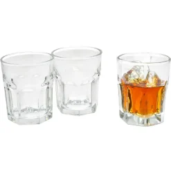 Waterglazen-Gerimport Waterglazen Elvira - transparant glas - 3x - 256 ml
