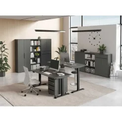 Germania Ladekast met wielen Hermoso - 42 x 60 x 63 cm - Antraciet