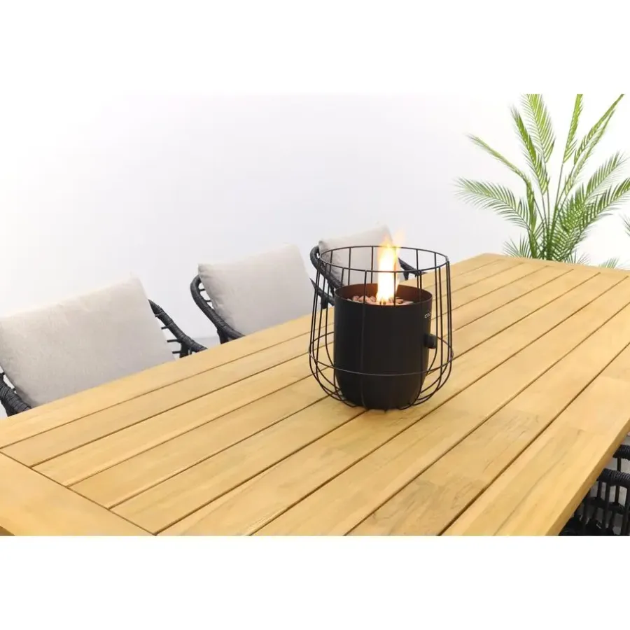Tuinsets-Garden Impressions GI Margriet black /Noah tuinset -7-delig