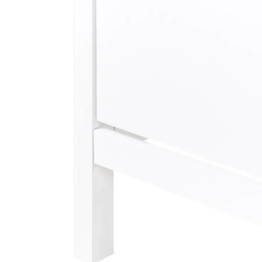 Schoenenkasten-Leen Bakker GIBSON - Schoenenkast 2 vakken - Wit - MDF