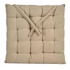 Tuinstoelkussens-Giftdecor Stoelkussen - binnen/buiten - creme wit - 40 x 5cm