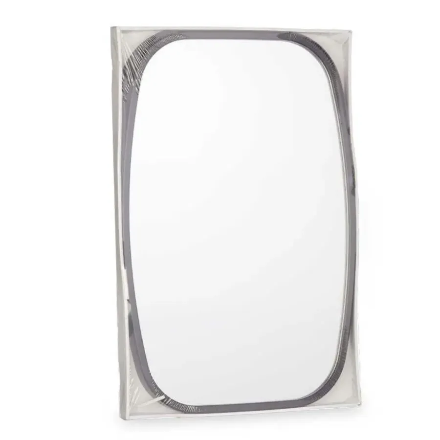 Spiegels-Giftdecor Wandspiegel aan koord - frame zwart - 43 x 65 cm
