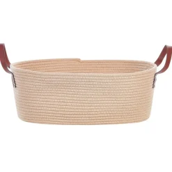 Opbergmanden-Beliani GISSAR - Manden set van 2 - Beige - Katoen