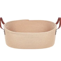 Opbergmanden-Beliani GISSAR - Manden set van 2 - Beige - Katoen