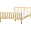 Twijfelaars-Beliani GIVERNY - Bed - Lichthout - 140 x 200 cm - Dennenhout