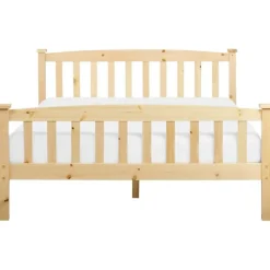 Twijfelaars-Beliani GIVERNY - Bed - Lichthout - 140 x 200 cm - Dennenhout