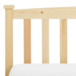 Twijfelaars-Beliani GIVERNY - Bed - Lichthout - 140 x 200 cm - Dennenhout