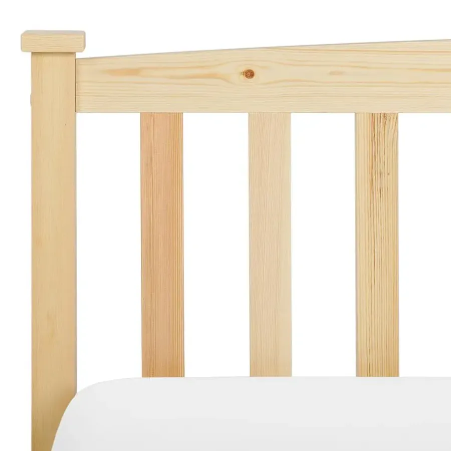 Twijfelaars-Beliani GIVERNY - Bed - Lichthout - 140 x 200 cm - Dennenhout