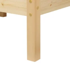 Beliani GIVERNY - Bed - Lichthout - 90 x 200 cm - Dennenhout