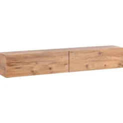 Leen Bakker GLADSTONE - Wandgemonteerd TV-meubel - Bruin - 180 cm - Vezelplaat