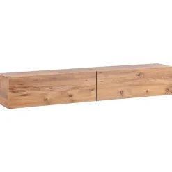 Leen Bakker GLADSTONE - Wandgemonteerd TV-meubel - Bruin - 180 cm - Vezelplaat