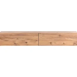 Leen Bakker GLADSTONE - Wandgemonteerd TV-meubel - Bruin - 180 cm - Vezelplaat