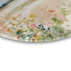 Reinders Glasschilderij Lente horizon - Ø 70cm - Beige