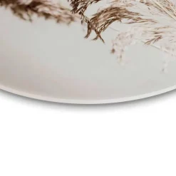 Reinders Glasschilderij Pampasgras - Ø 70cm - Beige