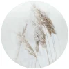 Reinders Glasschilderij Pampasgrassen - Ø 50cm - Wit