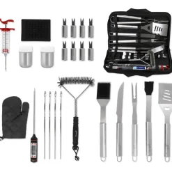 Barbecues En Accessoires-Goliving Barbecue Accessoireset - BBQ Gereedschap - 25 Barbecue Accessoires