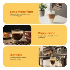 Koffieglazen-Goliving Dubbelwandige Koffieglazen - Kopjes - Glazen - Set Van 6
