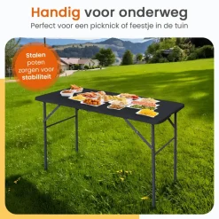 Goliving Inklapbare Tafel – Klaptafel – Campingtafel – Vouwtafel Buiten
