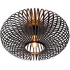 Goliving Plafondlamp - Plafonnière - E27 - Metaal - Ø 40 cm - Zwart