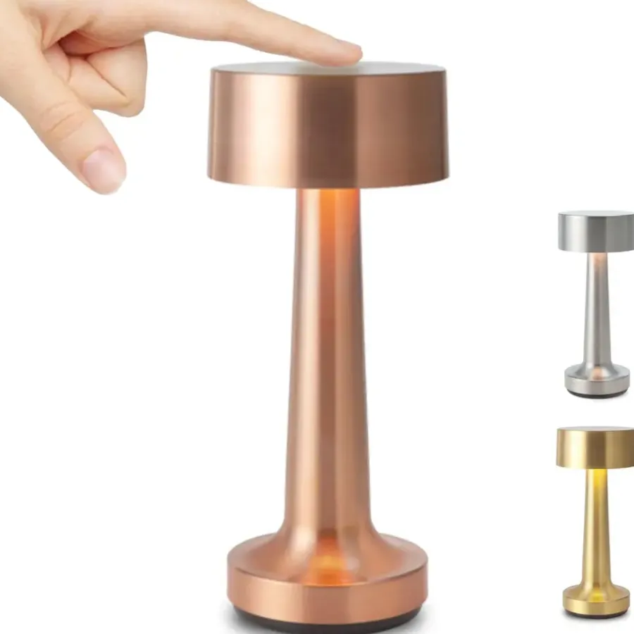 Goliving Tafellamp Oplaadbaar – Draadloos en dimbaar – Moderne touch lamp