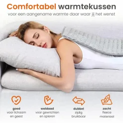 Warmtekussens-Goliving Warmtekussen - Warmte Kussen Voor Nek en Schouder - 3 Warmtestanden
